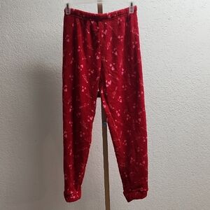 Kids Red Heart Pajama Bottoms
